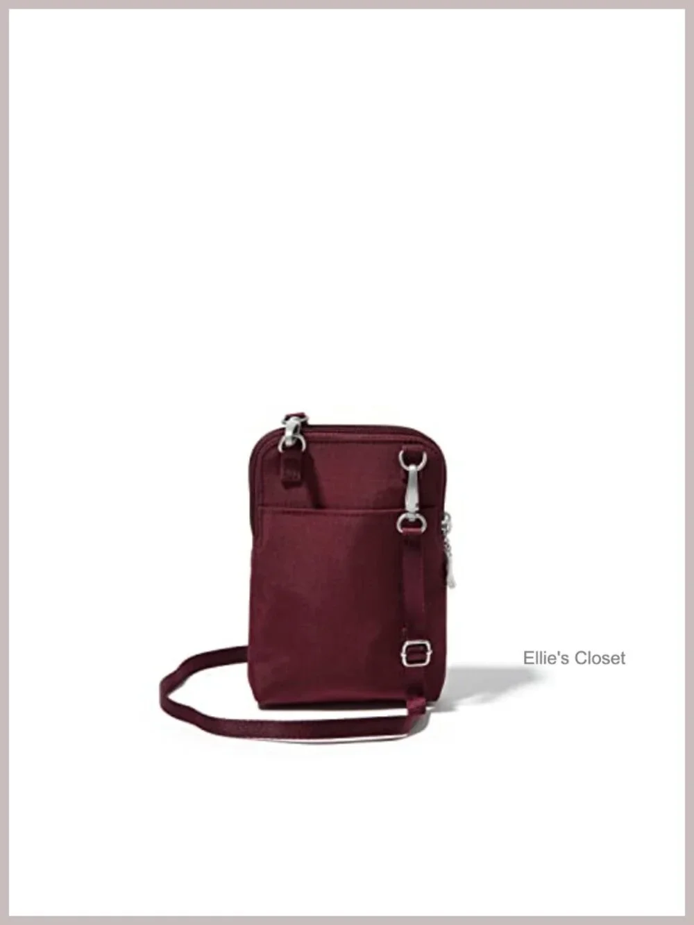 Baggallini RFID Crossbody Small Nylon Travel Purse